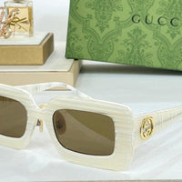Gucci GG0974S Sunglasses Women Rectangle 49mm  ✨
