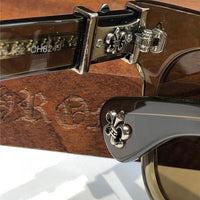 Chrome Hearts 8249 square-frame tinted sunglasses⚜️