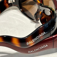 BALENCIAGA BB 0320S Hamptons Injected acetate Sunglasses 👽