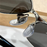 BALENCIAGA RAZOR CAT EYE BB0315 XL Black-Silver Sunglasses🏳️