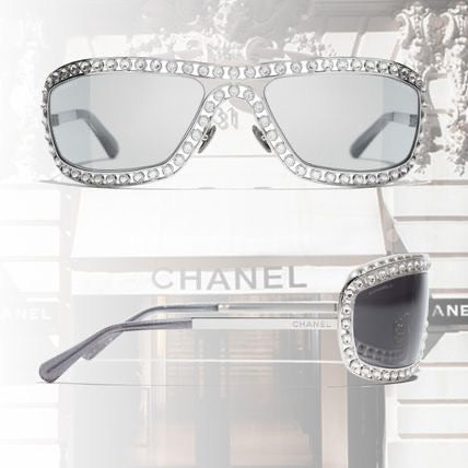 - CHANEL Shield Sunglasses A71558🖤 - buyonlinebehappy