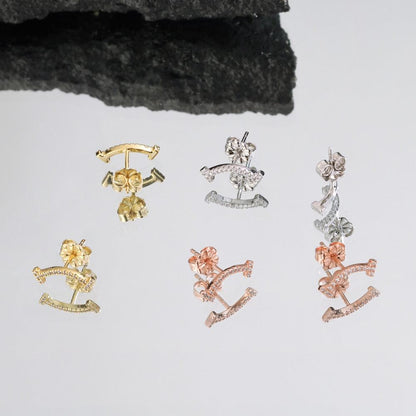 Tiffany&Co 18k gold plated Smile Pendant Necklace Bracelet Earring double row hinged White Rose Yellow gold 3 models with box - buyonlinebehappy