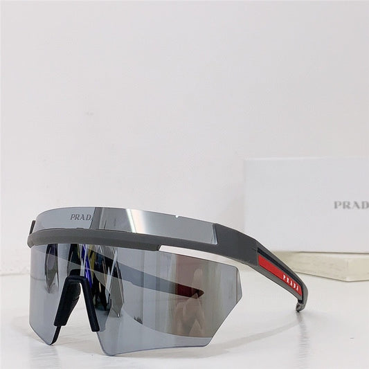 PRADA 59mm Shield Sunglasses Prada Linea Rossa   🟥 - buyonlinebehappy