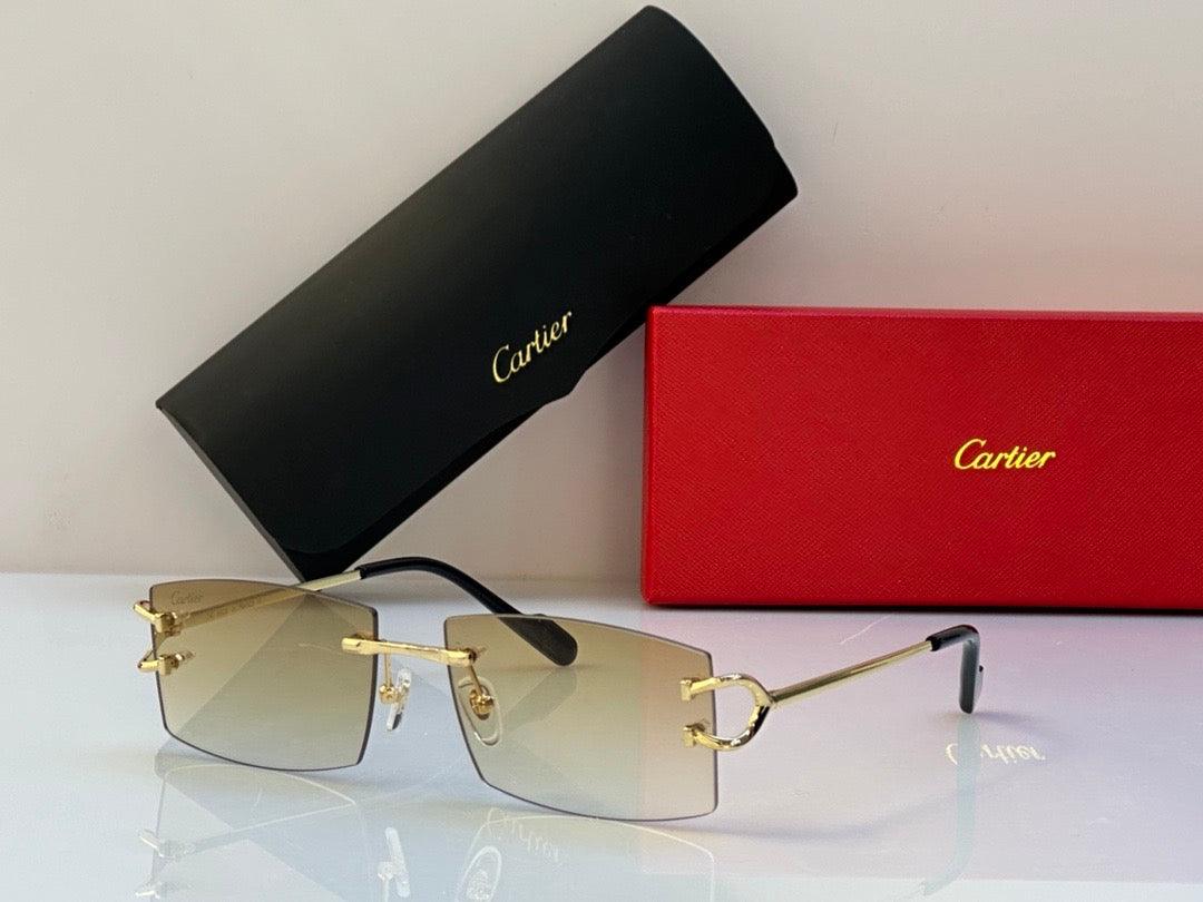 CARTIER - CT0092O - 001 DIAMOND CUT Sunglasses ✨ - buyonlinebehappy