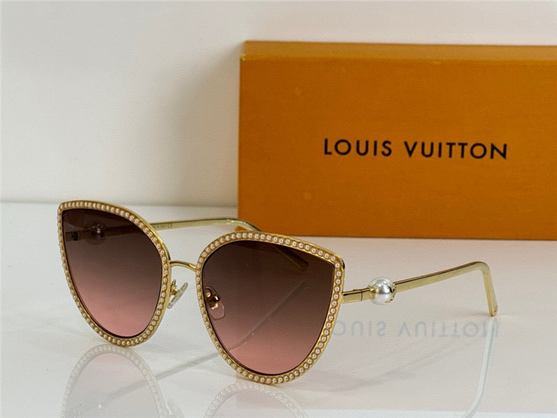 Louis Vuitton Z1995U LV Pearl Cat Eye Sunglasses✨ - buyonlinebehappy