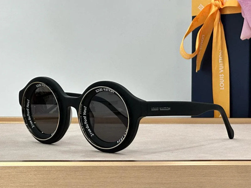 Louis Vuitton Z2386U LV Super Vision Round Sunglasses AS Seen On