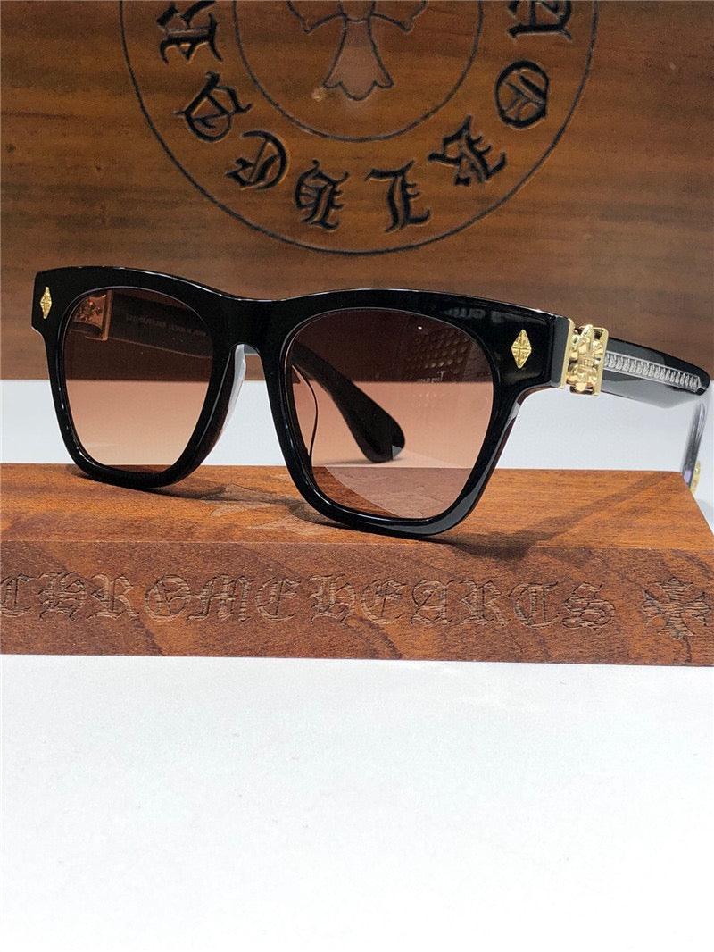 Chrome Hearts 8249 square-frame tinted sunglasses - buyonlinebehappy