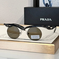 PRADA PR A18S - BLACK-PEACH-GREEN | SUNGLASSES Unisex  🟥
