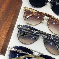 Chrome Hearts Aviator Sunglasses 60mm-4 STYLE🔱