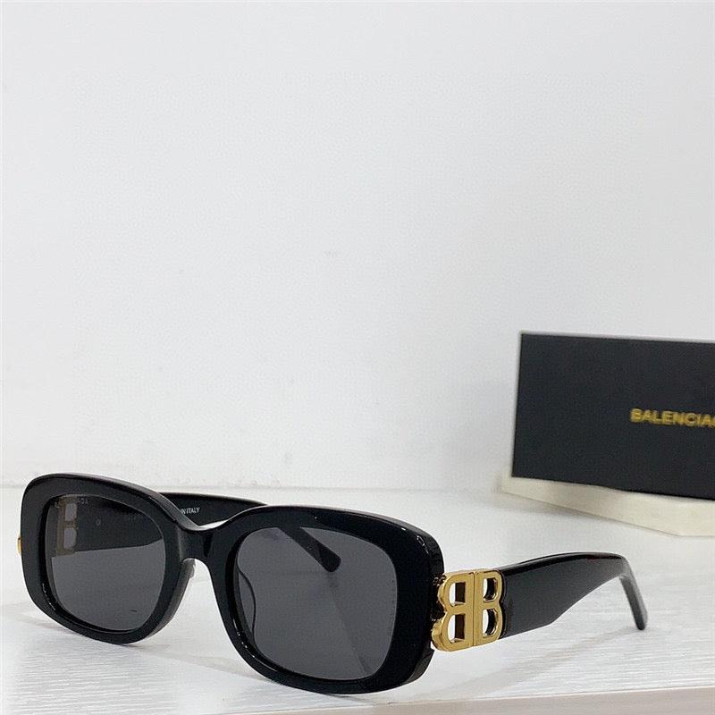 New Season BALENCIAGA Eyewear BB0310SK rectangle-frame sunglasses ✨ - buyonlinebehappy