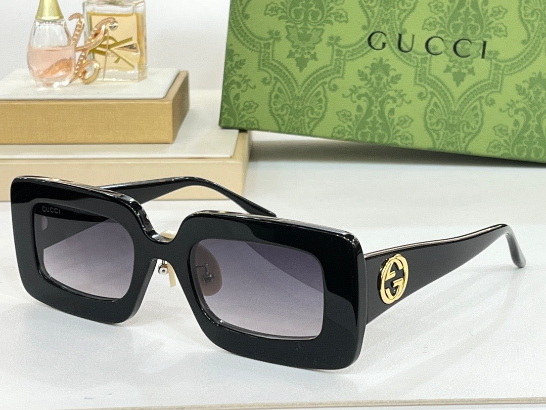 Gucci GG0974S Sunglasses Women Rectangle 49mm  ✨ - buyonlinebehappy