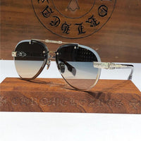 Chrome Hearts 8267 Metal frame Luxury Pilot Sunglasses🔱