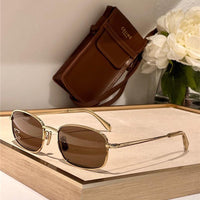 CELINE 2024 ovals Triomphe metal 40284 Sunglasses ✨