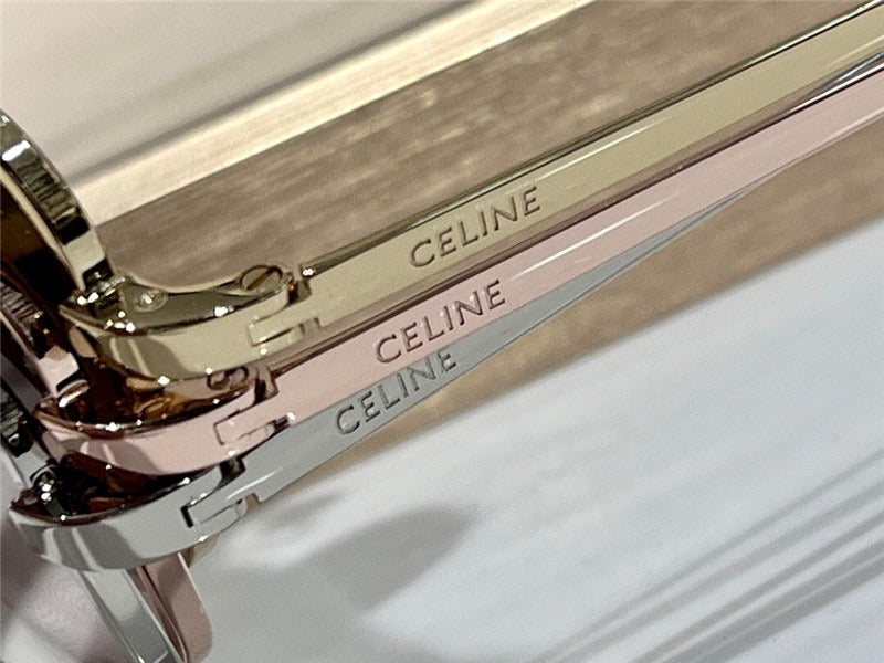 CELINE 2024 ovals Triomphe metal 40284 Sunglasses ✨ - buyonlinebehappy