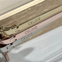 CELINE 2024 ovals Triomphe metal 40284 Sunglasses ✨