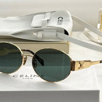 CELINE ovals Triomphe Metal 01 CL40235U 30N Sunglasses ✨