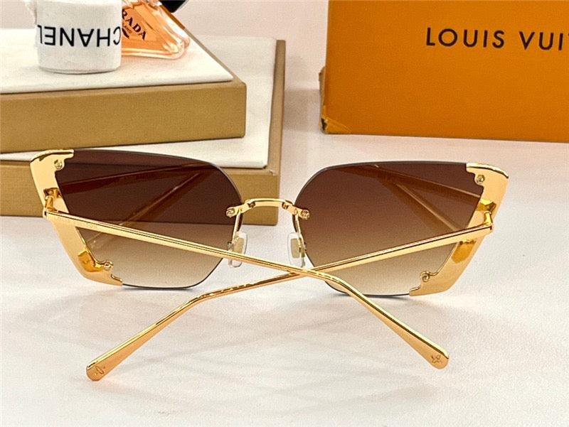 Louis Vuitton Z1993U LV Moon Metal Cat Eye Women's Sunglasses ✨ - buyonlinebehappy