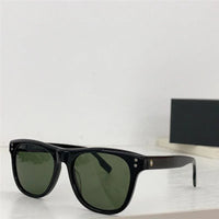 Mont Blanc Sunglasses MB 0124 S 001 Black / Silver Grey Lens Aviator 53-18🏎