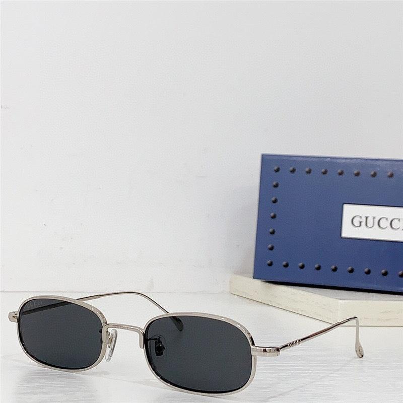 GUCCI Rectangular Frame 2024 in metal frame New Season GG1648S Sunglasses ✨ - buyonlinebehappy