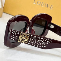 NEW SEASON Loewe Pavé Screen LW 4114 IS 90A Geometric Sunglasses ✨
