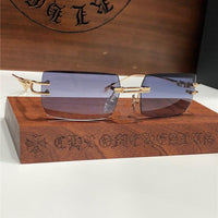 Chrome Hearts LORDIE Gold Rimless 56 15 134 Zeiss Lenses Sunglasses⚜️