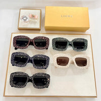NEW SEASON Loewe Pavé Screen LW 4114 IS 90A Geometric Sunglasses ✨