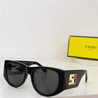 Fendi BAGUETTE FE 40109 I 01A Oval Sunglasses Women's✨