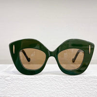 LOEWE Butterfly Inflated Round-Frame Acetate  40127 Sunglasses ✨