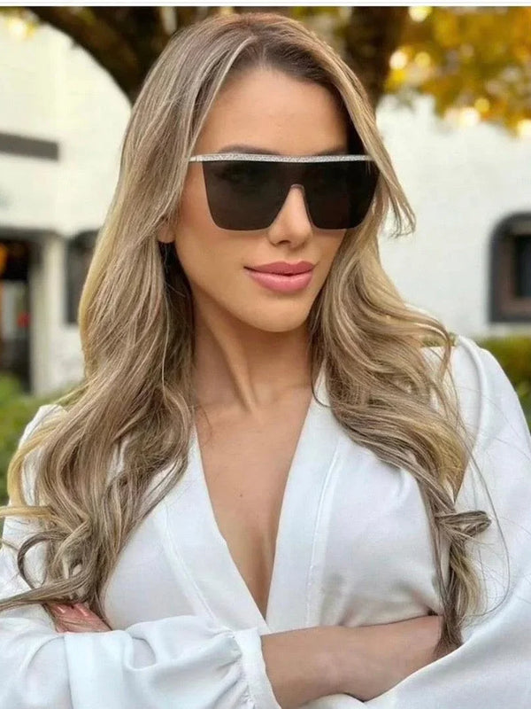 Jimmy Choo Leah Mask oversize-frame Sunglasses Women's ✨