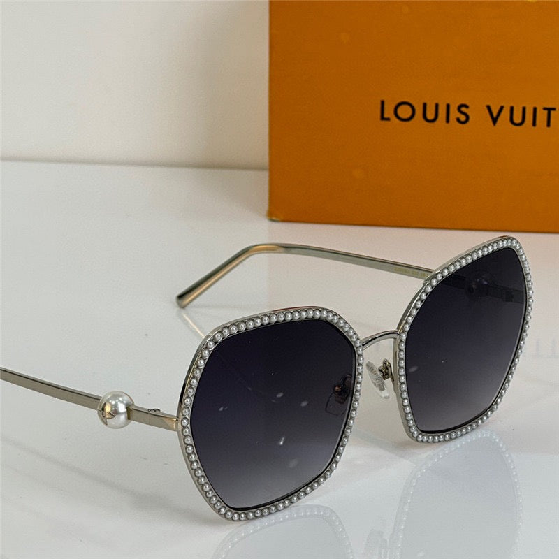 Louis Vuitton LV Signature Z2016U LV Pearl Round Sunglasses✨ - buyonlinebehappy