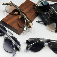 Chrome Hearts 8267 Metal frame Luxury Pilot Sunglasses🔱