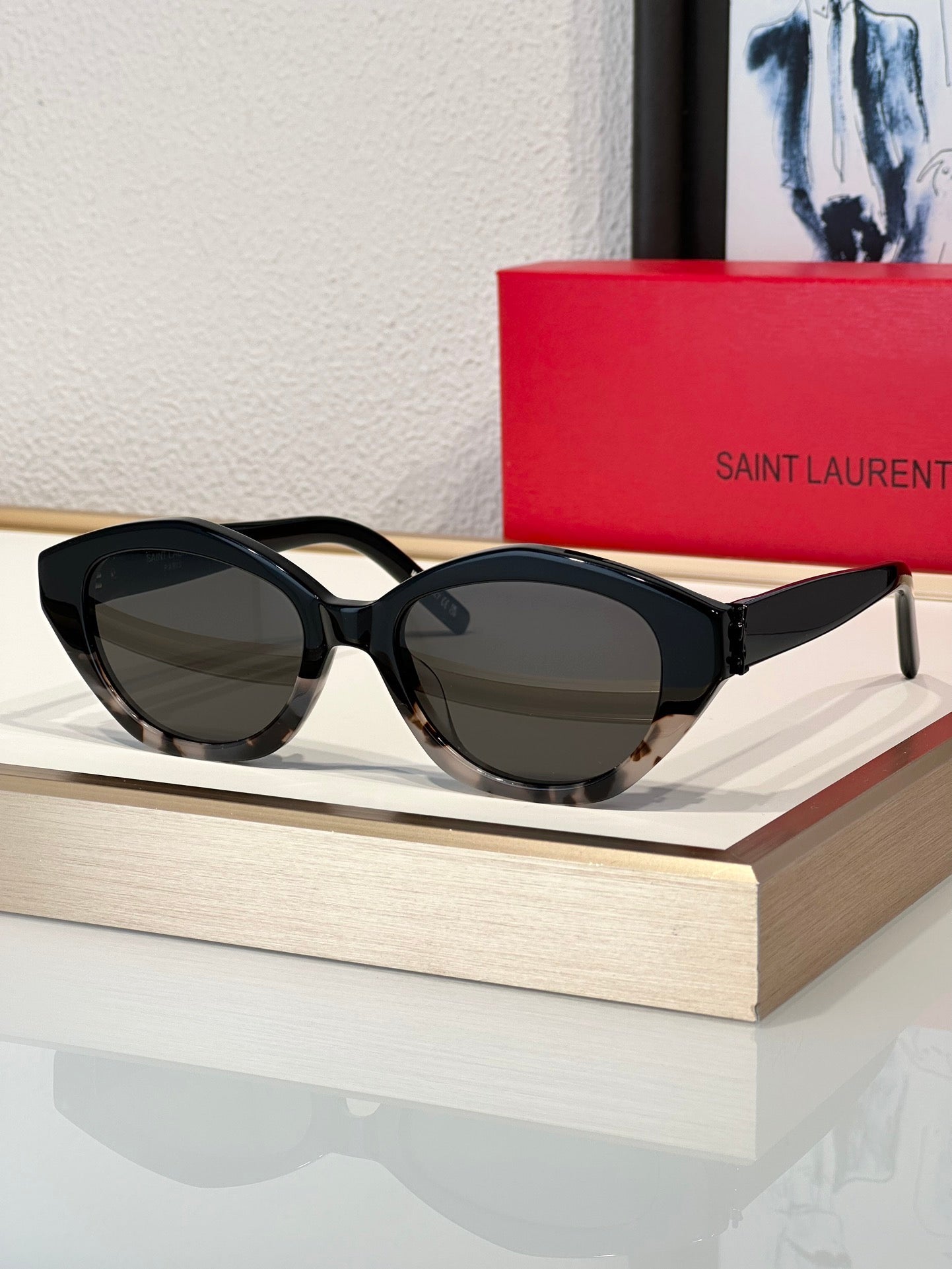 YSL Saint Laurent SLM60 006 54 19 Women's Sunglasses Sunglasses ✨ - buyonlinebehappy