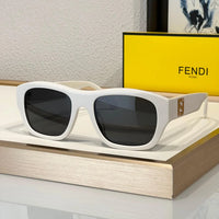 FENDI Men's FF Logo Rectangle Sunglasses✨