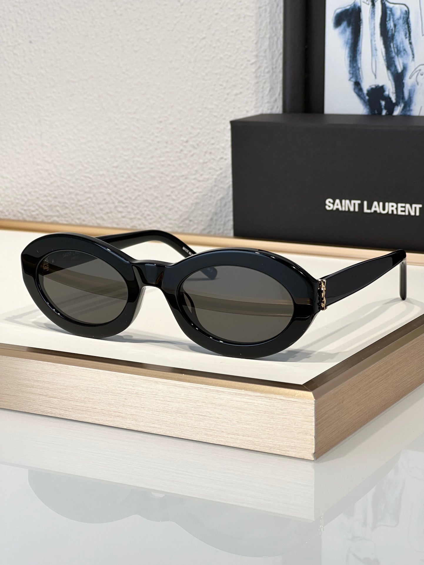 YSL 2024 Saint Laurent Women's Cat Eye SL M136 Sunglasses-7 Colors ✨ - buyonlinebehappy