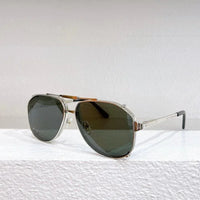 CARTIER Double Frame Aviator CAA 0635S Men's Sunglasses ✨