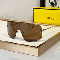 Fendi 2024 First Mask FE 4121 US 28G Shield Sunglasses Women's✨