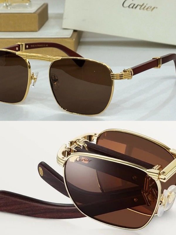 Cartier PREMIÈRE DE CARTIER CRESW00659 Folding Sunglasses 🐆 $3500