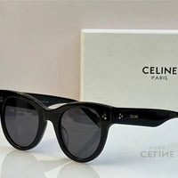 Celine BOLD 3 DOTS CL 4003 IN 01B Round Women's Sunglasses✨