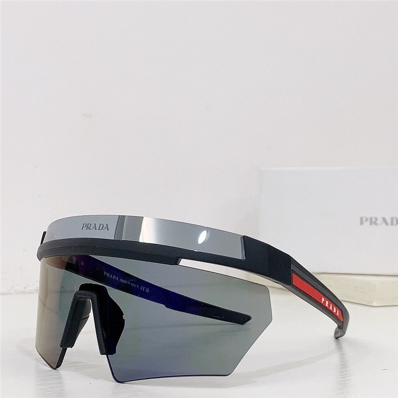 PRADA 59mm Shield Sunglasses Prada Linea Rossa   🟥 - buyonlinebehappy