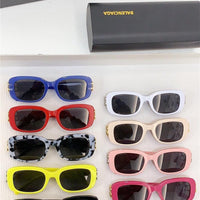 New Season BALENCIAGA Eyewear BB0310SK rectangle-frame sunglasses ✨