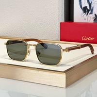 Cartier CT 0363S-NV Horn (Gold/Black) / Wood (Gold/Red)  $3495 ✨