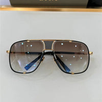 DITA MACH-FIVE Rose Gold-Gold-Brown Unisex Clear Sunglasses 🔱
