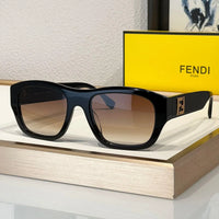 FENDI Men's FF Logo Rectangle Sunglasses✨