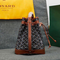 Goyard Petit Flot Bucket Bag In Goyardine Canvas Shoulder Bag ✨