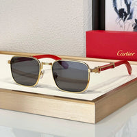 Cartier CT 0363S-NV Horn (Gold/Black) / Wood (Gold/Red)  $3495 ✨