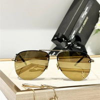 YSL Saint Laurent 11M Classic Sun Aviator Unisex Sunglasses ✨