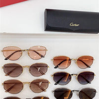 NEW Cartier metal frame sunglasses Panthere Women's s  0300S | 001 🐆