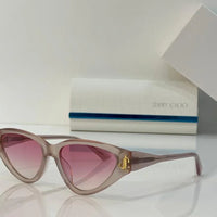 2024 Jimmy Choo JC5019 Cat Eye Sunglasses with Glitter women's ✨