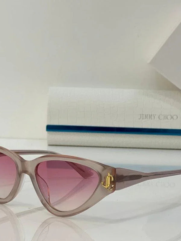 2024 Jimmy Choo JC5019 Cat Eye Sunglasses with Glitter women's ✨
