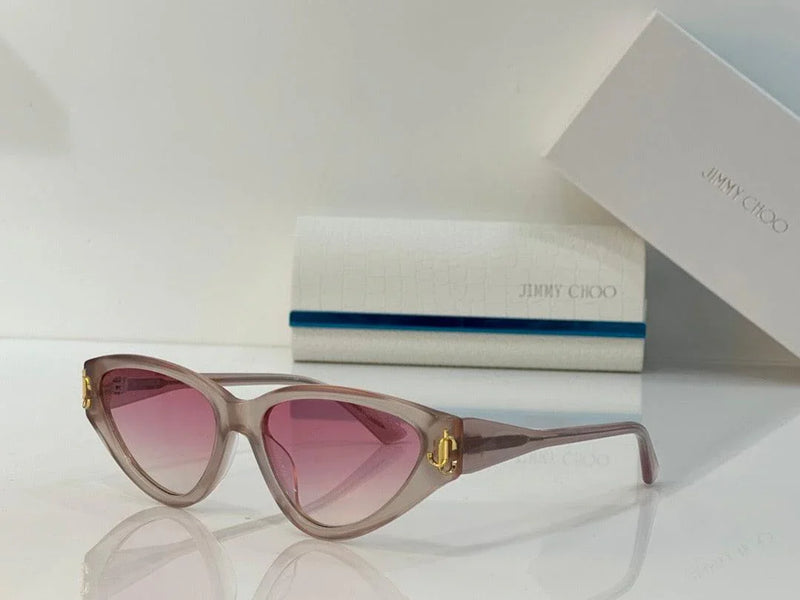 2024 Jimmy Choo JC5019 Cat Eye Sunglasses with Glitter women's ✨